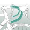 Bike Ribbon Eolo Soft Celeste Perf Tape Eolo Soft, Celeste view 4
