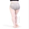 Body Wrappers Children's TotalSTRETCH Mesh Back Seam Convertible Tights - C45, Theatrical Pink 4-6 view 2