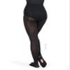 Body Wrappers Children's TotalSTRETCH Mesh Back Seam Convertible Tights - C45, Theatrical Pink 4-6 view 3