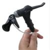 GF-54 Floor Pump, Black, Compatible with Schrader and Presta Valves, English Style Clip, Ball, Float Adapter, Shoulder Bag Included view 4