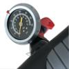 GF-54 Floor Pump, Red, Compatible with Schrader and Presta Valves, Includes English Clip, Ball, Float Adapter, Shoulder Bag view 3