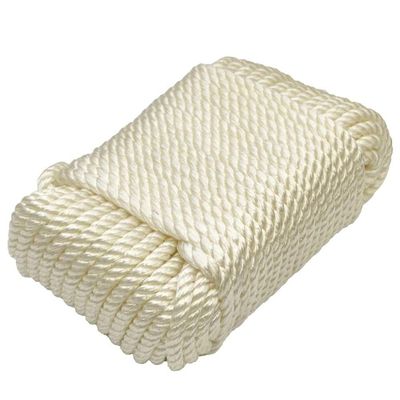 Dockmate Boat Utility Line DM53340 | 1/4 Inch x 100 Foot White Nylon