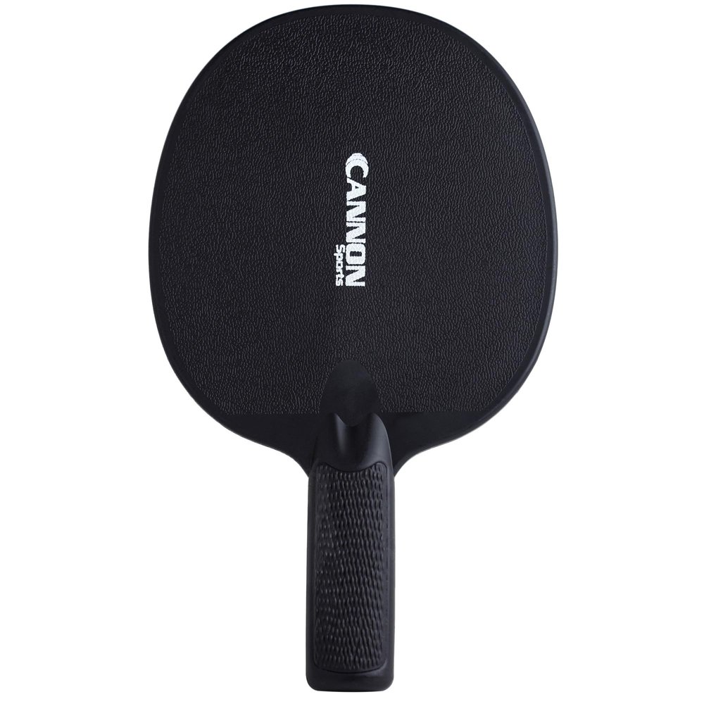 Cannon Sports Unbreakable Table Tennis Paddles - Waterproof & Weather Resistant Table Tennis Rackets for Indoor & Outdoor Use  Textured Easy Grip Handle  Multiple Color Options (Black)