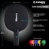 Cannon Sports Unbreakable Table Tennis Paddles - Waterproof & Weather Resistant Table Tennis Rackets for Indoor & Outdoor Use  Textured Easy Grip Handle  Multiple Color Options (Black) view 2