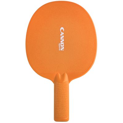 Cannon Sports Unbreakable Table Tennis Paddles - Waterproof & Weather Resistant Table Tennis Rackets for Indoor & Outdoor Use  Textured Easy Grip Handle  Multiple Color Options (Orange)