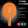 Cannon Sports Unbreakable Table Tennis Paddles - Waterproof & Weather Resistant Table Tennis Rackets for Indoor & Outdoor Use  Textured Easy Grip Handle  Multiple Color Options (Orange) view 2