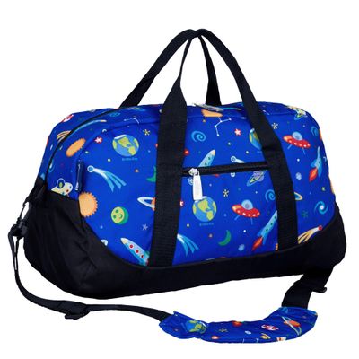 Wildkin Kids Overnighter Duffel Bag Carry-On Size, Ideal for School & Sleepovers Out of this World