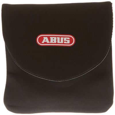 ABUS Bicycle Lock Bag ST 5850/5650/4960 - Transport Bag for Chain Locks for Attachment to The Luggage Rack, Black