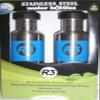 2 - Pk. Stainless Steel Water Bottles, Blue view 1