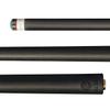 LUCASI LP30 Cue, Coffee Wash-Stained Maple Birdseye, Blue Lake Inlay Rings, 6-Point Black Points, Pinnacle Carbon Fiber Composite Shaft view 2