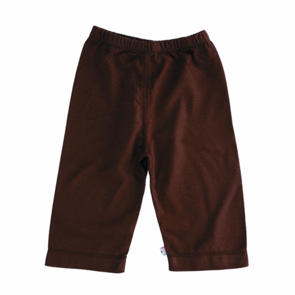 Baby Soy Slip On Pants, Chocolate, 0-3 Months