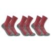 Carhartt Women's Force Midweight Crew Sock 3 Pack, Apple Butter, Small view 1