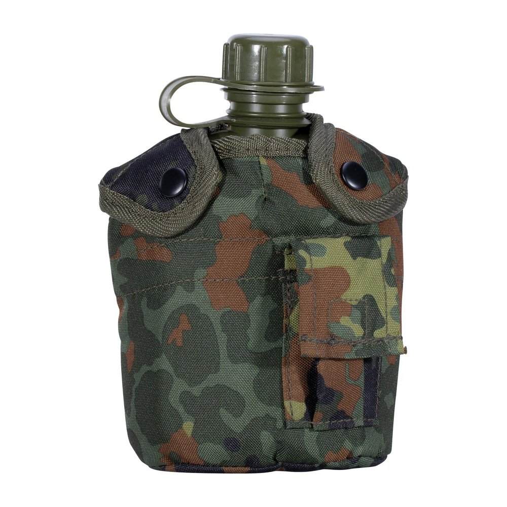 Mil-Tec US Style Canteen and Cup Flecktarn