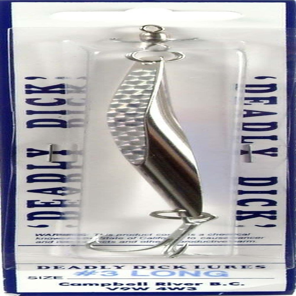 Deadly Dick Long Casting/Jigging Lure, 1 3/4 oz, Refracta Dark Blue