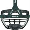 Markwort Game Face Sports Safety Mask (Black with Dark Green Ponytail Harness, Large) view 2