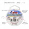 American Fishing Wire Surflon Micro Supreme, Nylon Coated 7x7 Stainless Steel Leader Wire, 65 lb Test, .030" Diameter, Bright, 5 m view 3