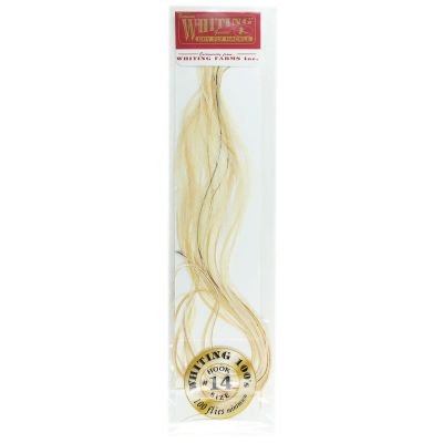 Whiting 100's Dry Fly Hackle - Lt. Ginger Size 14 - Fly Tying