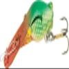 Luhr Jensen 50 Hot Shot Gold/Green Pirate view 1