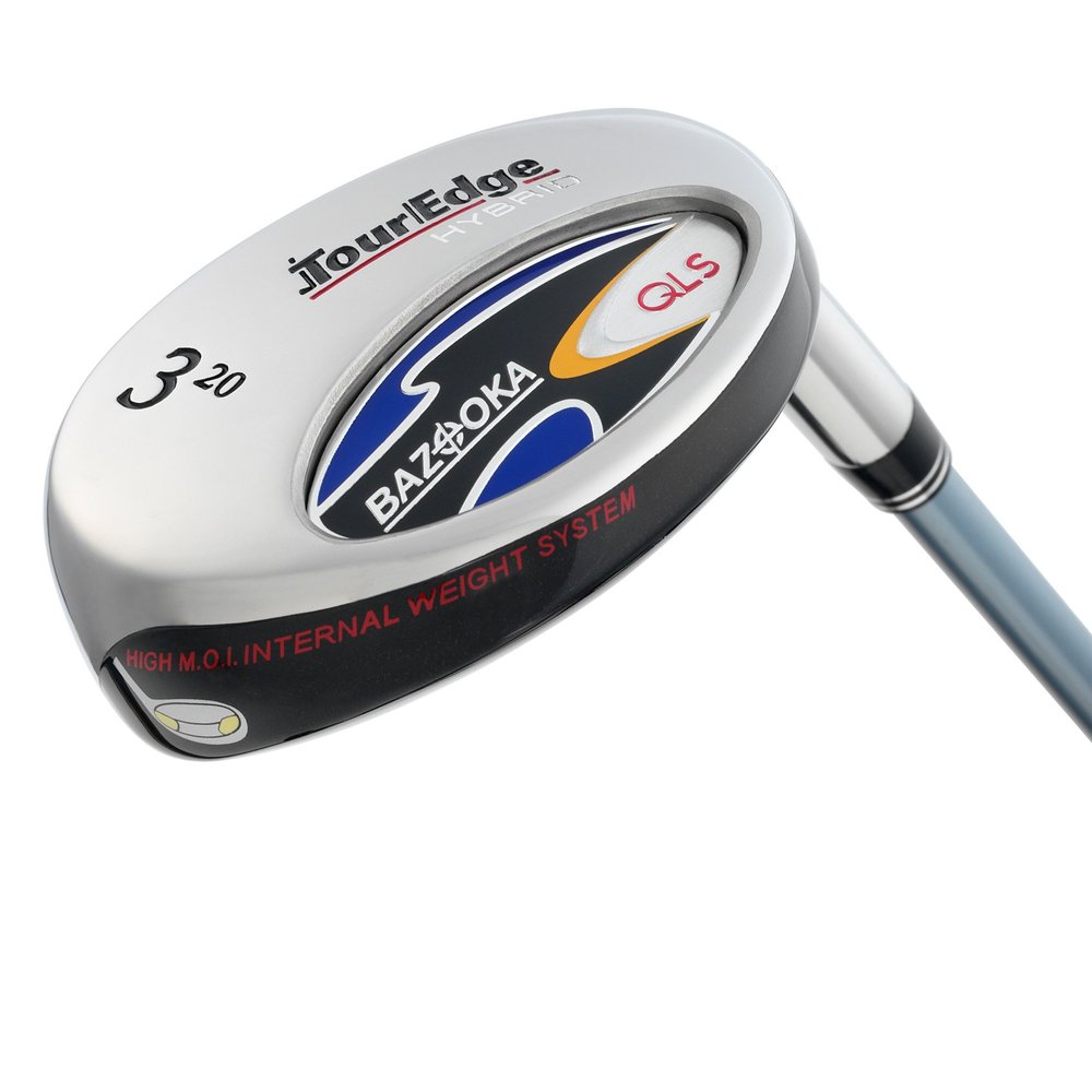 Tour Edge Men's QLS Hybrid (Left-Handed #3(20.0) Degree Loft, Graphite Senior Shaft W/Headcover)