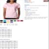 Anvil Ladies 100% Combed Ring Spun Cotton T-Shirt view 2