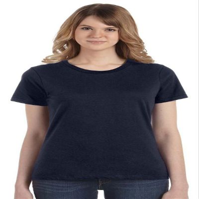 Anvil Ladies 100% Combed Ring Spun Cotton T-Shirt Navy