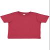 Rabbit Skins 5.5 oz Little Kid Short-Sleeve T-Shirt, 2T, Garnet view 3