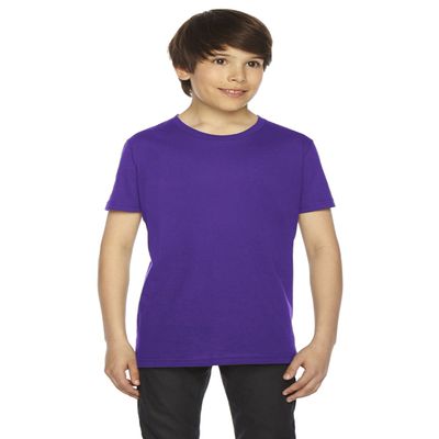 American Apparel AmApl YTH Jrsy SS Tee Purple Y12