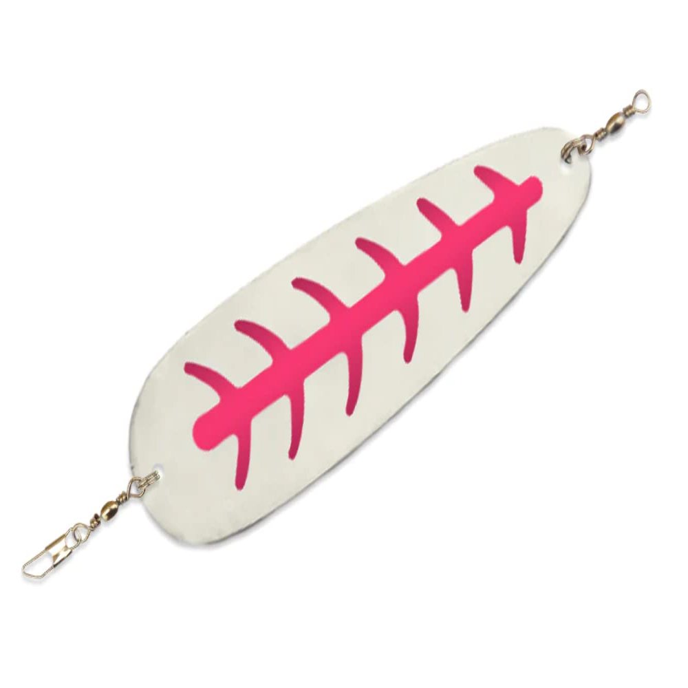Shasta Tackle 6" Sling Blade Nickel Pink Fishing Products