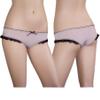 SAMFE Microfiber Hiphugger W/Mesh Ruffles, Tan-L view 1