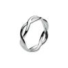 Dew Sterling Silver Open Twist Ring 2859HP Size O view 1