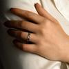 Dew Sterling Silver Open Twist Ring 2859HP Size O view 2