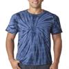 Colortone Spider Tie Dye Adult Tee (Navy) (M) view 1
