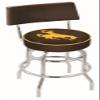 L7C4 Wyoming 25" Double-Ring Swivel Counter Stool with Chrome Finish view 1