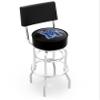 L7C4 Memphis 25" Double-Ring Swivel Counter Stool with Chrome Finish view 1