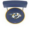 L7C4 Nashville Predators 25" Double-Ring Swivel Counter Stool with Chrome Finish view 3