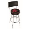 L7C4 Washington State 25" Double-Ring Swivel Counter Stool with Chrome Finish view 1