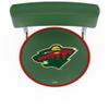 L7C4 Minnesota Wild 30" Double-Ring Swivel Bar Stool with Chrome Finish view 3