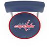 HBS L7C4 Washington Capitals 30" Double-Ring Swivel Bar Stool with Chrome Finish view 3