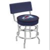 HBS L7C4 Colorado Avalanche 25" Double-Ring Swivel Counter Stool with Chrome Finish view 1