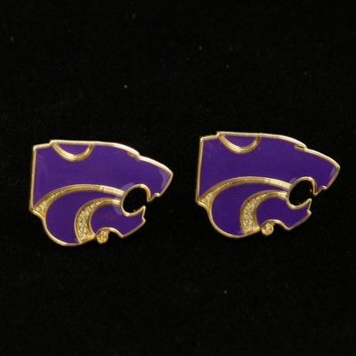 Kansas State Wildcats Team Post Earrings