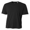A4 Mens Cooling Performance Crew, 2XL, Black view 1