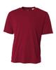 A4 Men's Cooling Performance Crew Short Sleeve T-Shirt, Cardinal, 3X-Large view 1