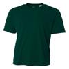 A4 Mens Cooling Performance Crew, Large, Forest view 1