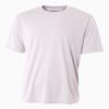 A4 Mens Cooling Performance Crew, Small, White view 1