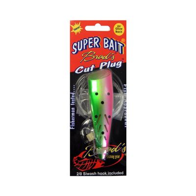 Brad's Super Bait Cut Plug and Mini Cut Plug - 4-Inch, Single Pack, Watermelon