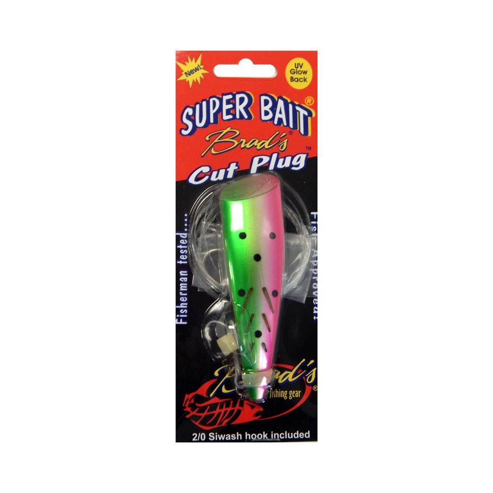Brad's Super Bait Cut Plug and Mini Cut Plug - 4-Inch, Single Pack, Watermelon