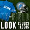 Detroit Lions Football Helmet & Jersey Top Set view 4