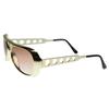 zeroUV Classic TCB Elvis Celebrity Style Aviator Sunglasses view 3