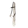 Mustang Breaking Hackamore Bridle for Horse | Durable Horse Bitless Bridle with 7/16" Rope Noseband, 3/4" Headstall & Flat Braided Reins view 2
