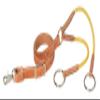 Weaver Leather Leather Training Fork, Girth Attachment with Surgical Tubing Ends, Russet, 1" x 48" view 1